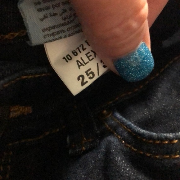 MAVI Alexa Mid Rise Skinny Ankle Jeans-Size 25 Short - Picture 7 of 7